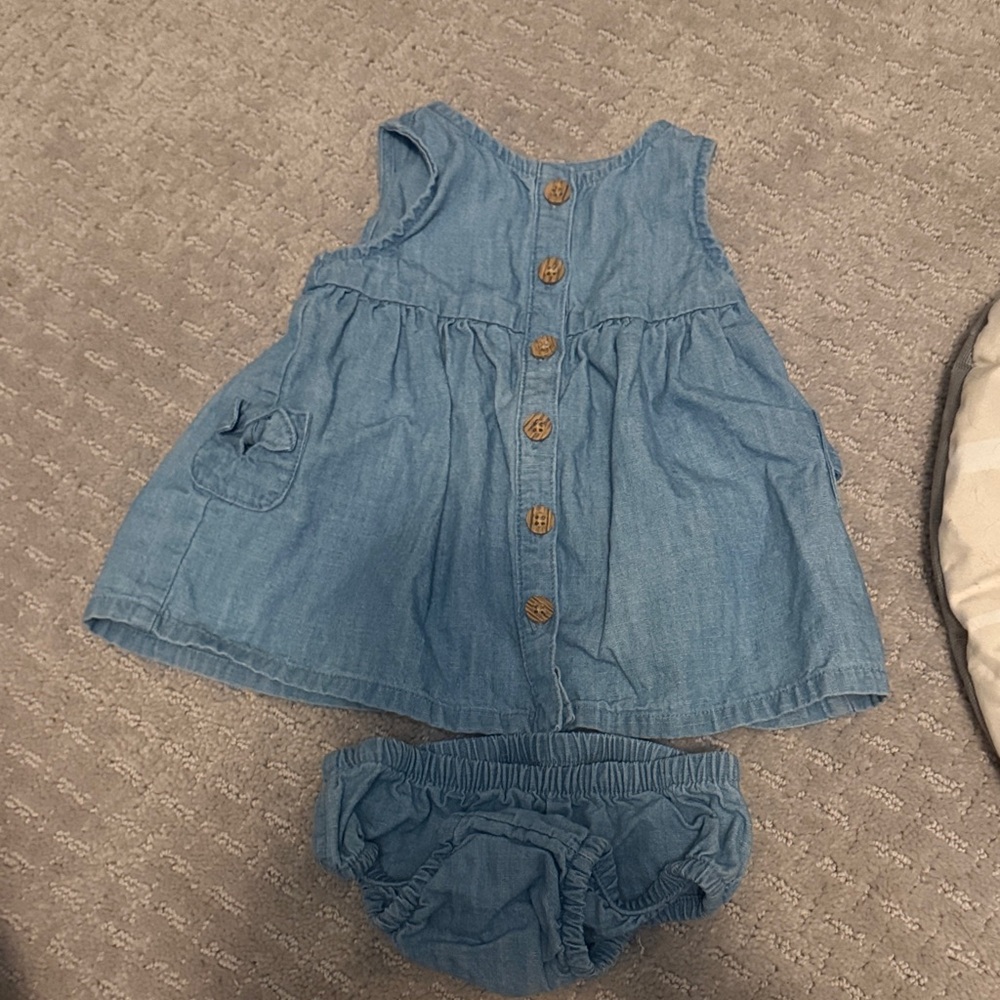 Carter's Blue Denim Dress with Buttons